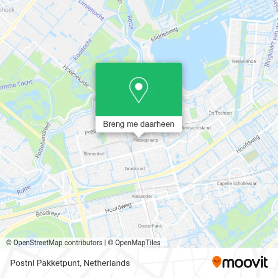 Postnl Pakketpunt kaart