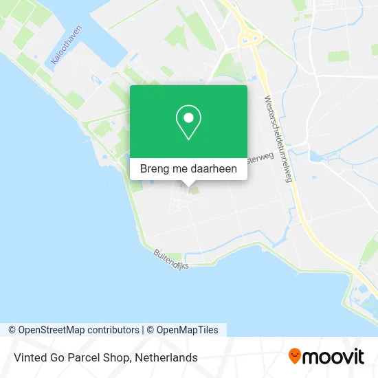 Vinted Go Parcel Shop kaart