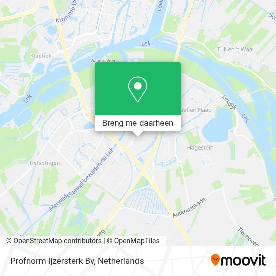 Profnorm Ijzersterk Bv kaart