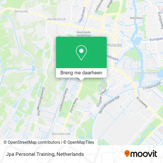 Jpa Personal Training kaart