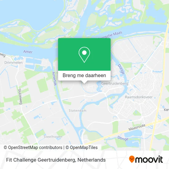 Fit Challenge Geertruidenberg kaart