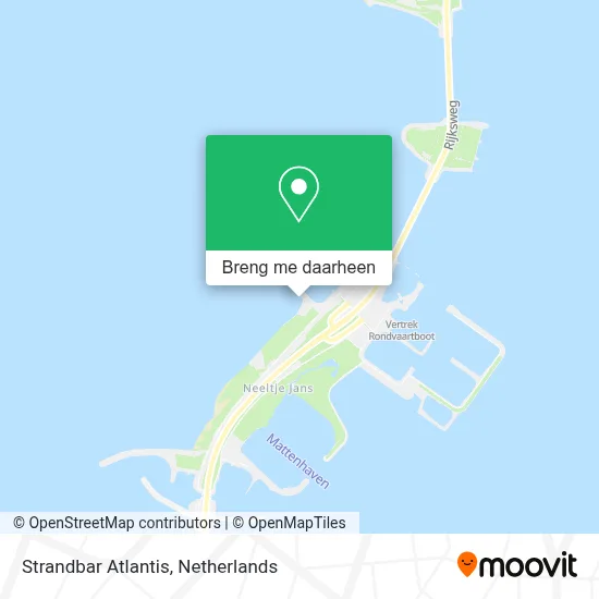 Strandbar Atlantis kaart