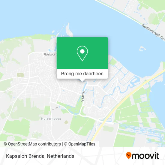 Kapsalon Brenda kaart