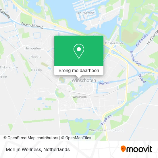Merlijn Wellness kaart