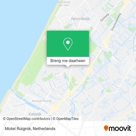 Motel Ruigrok kaart