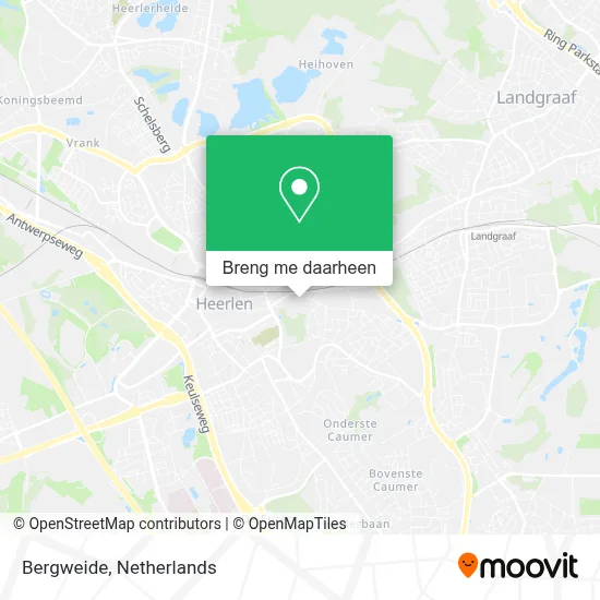 Bergweide kaart