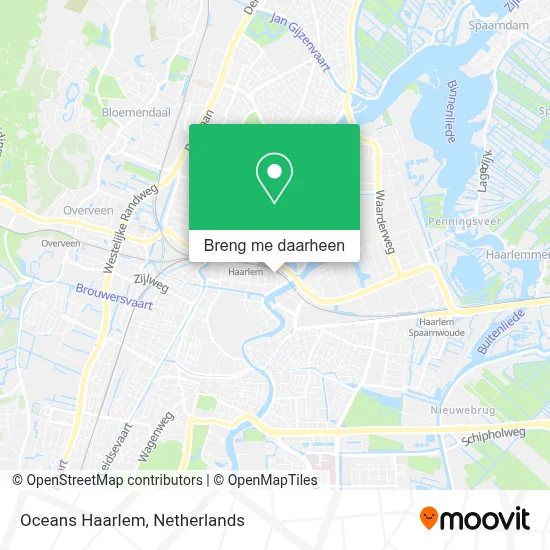 Oceans Haarlem kaart