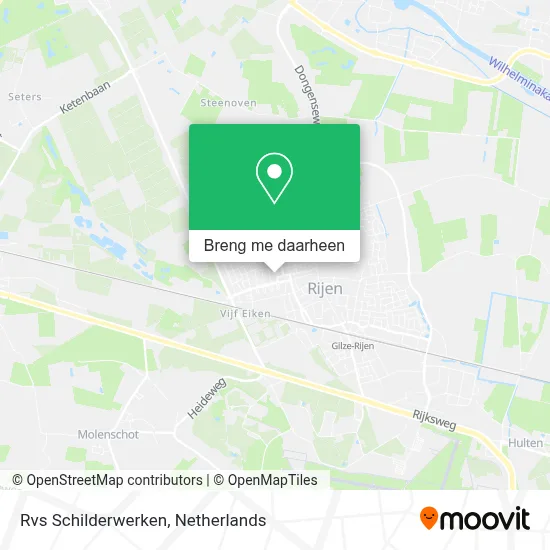 Rvs Schilderwerken kaart
