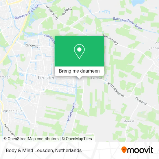 Body & Mind Leusden kaart