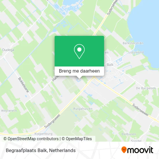 Begraafplaats Balk kaart