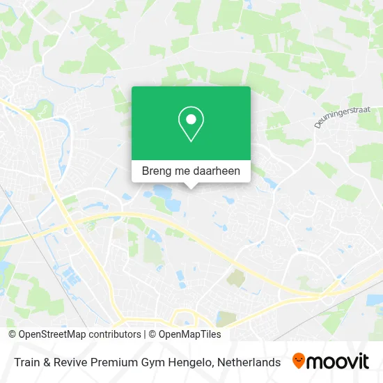 Train & Revive Premium Gym Hengelo kaart