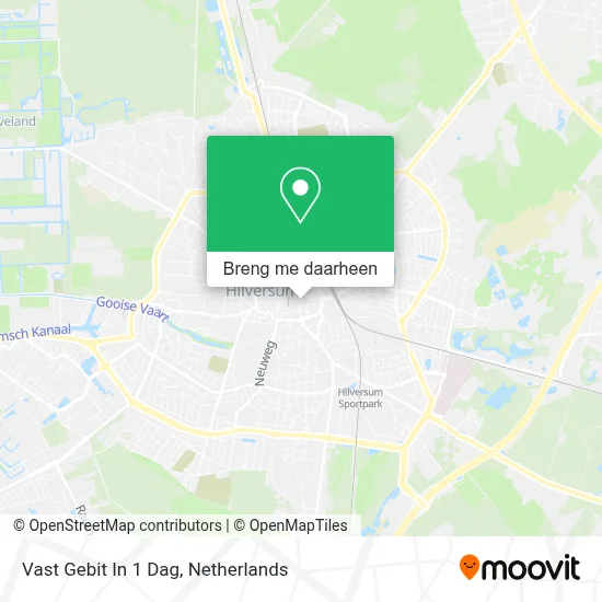 Vast Gebit In 1 Dag kaart