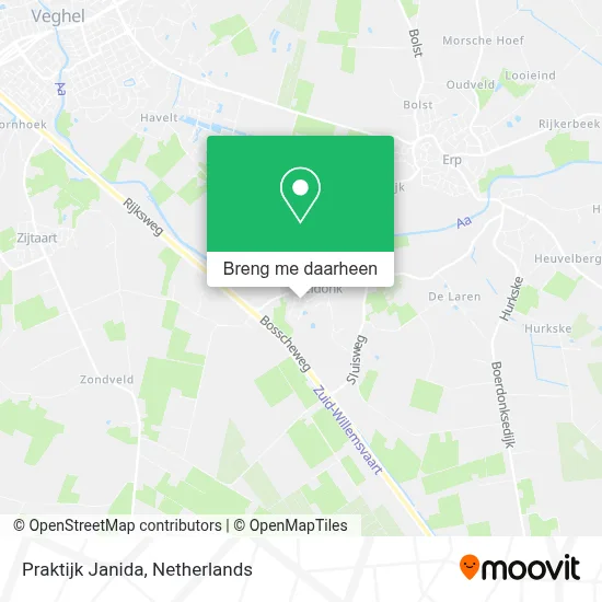Praktijk Janida kaart