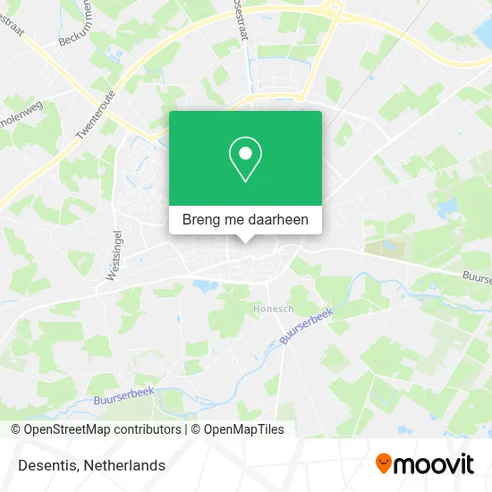 Desentis kaart