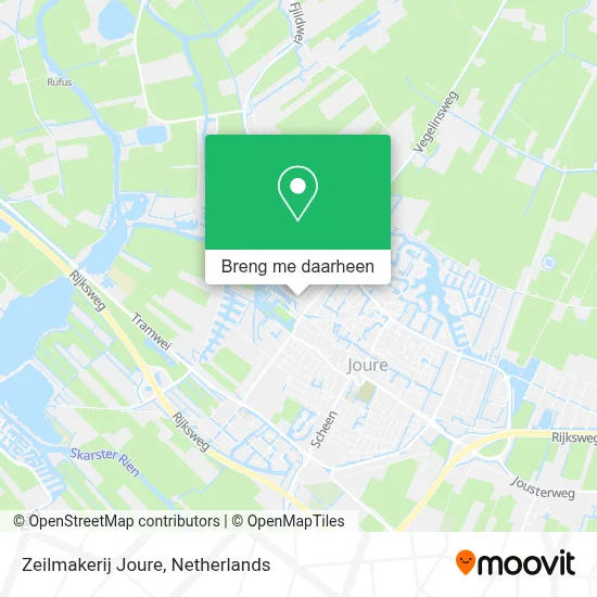 Zeilmakerij Joure kaart