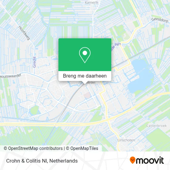 Crohn & Colitis Nl kaart