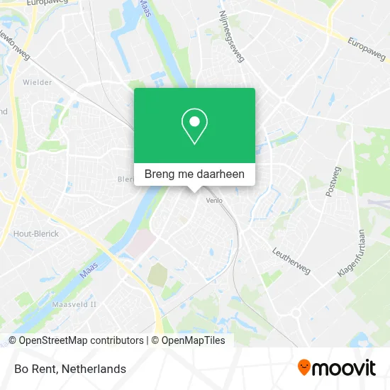 Bo Rent kaart