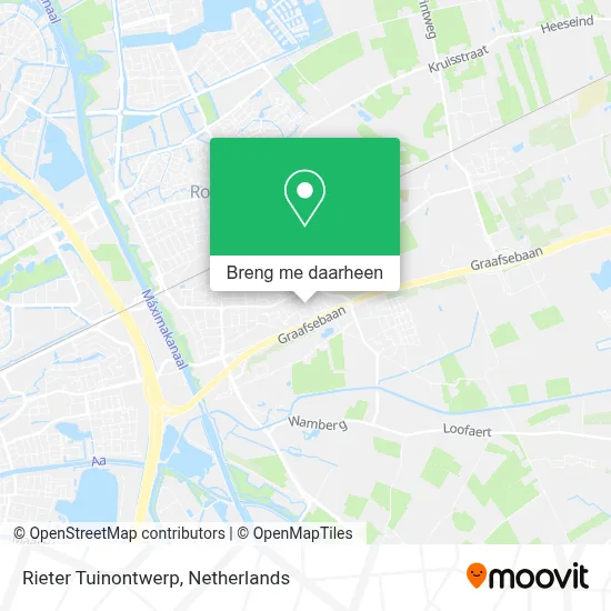 Rieter Tuinontwerp kaart