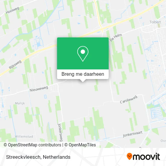 Streeckvleesch kaart