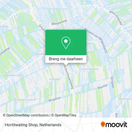 Hortiheating Shop kaart