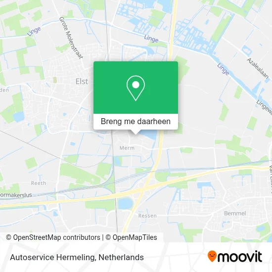 Autoservice Hermeling kaart