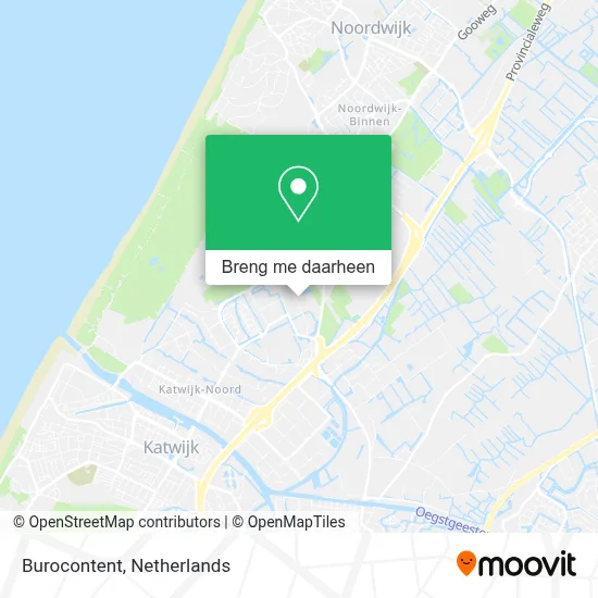 Burocontent kaart