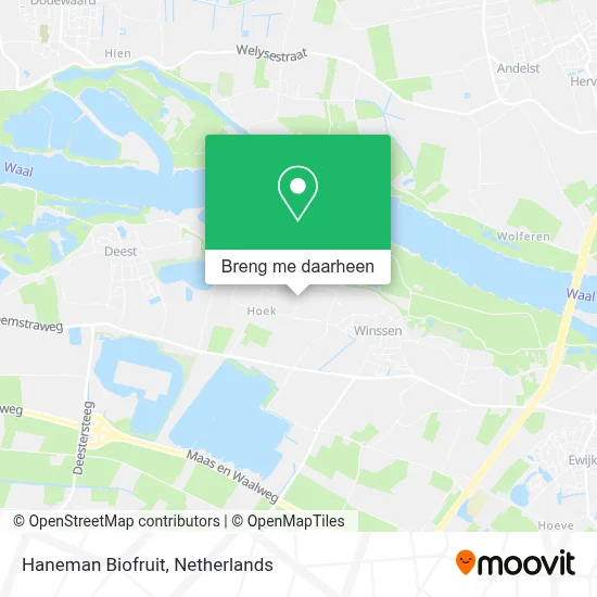 Haneman Biofruit kaart