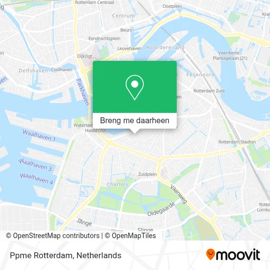 Ppme Rotterdam kaart