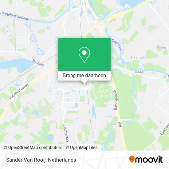 Sander Van Rooij kaart