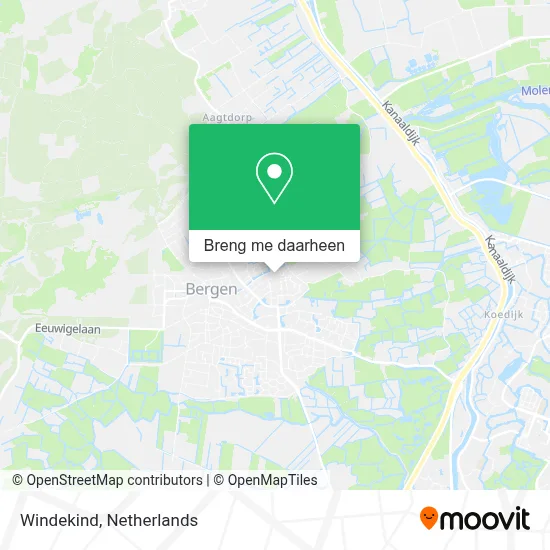 Windekind kaart