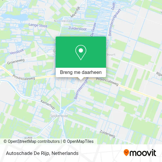 Autoschade De Rijp kaart