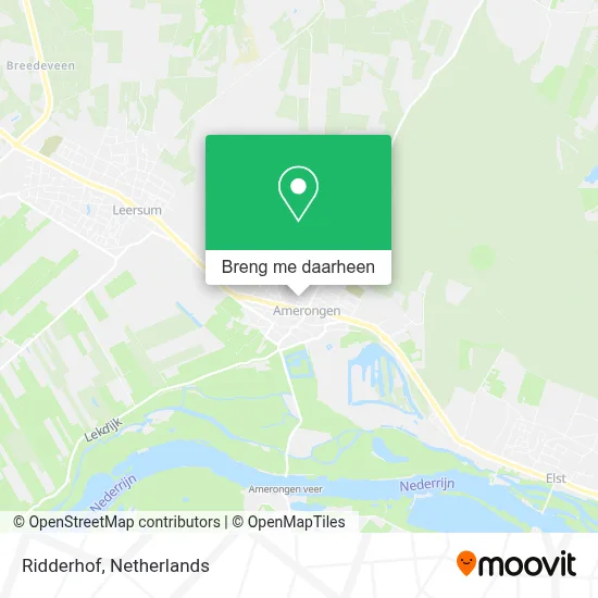 Ridderhof kaart