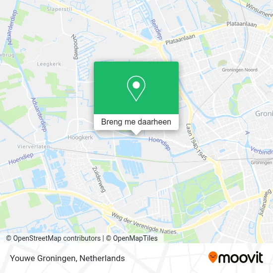 Youwe Groningen kaart