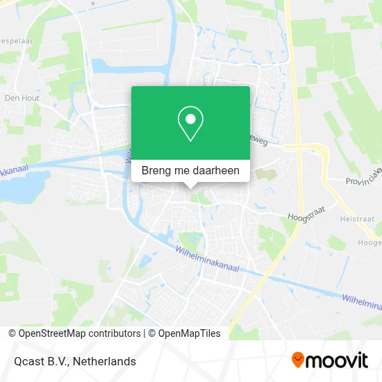 Qcast B.V. kaart