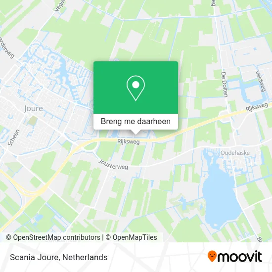 Scania Joure kaart