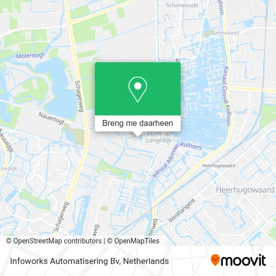 Infoworks Automatisering Bv kaart
