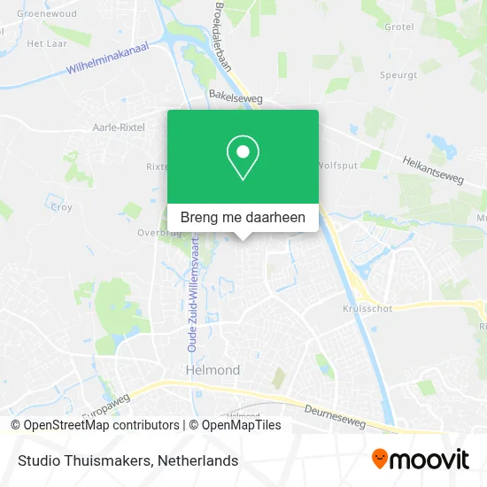 Studio Thuismakers kaart