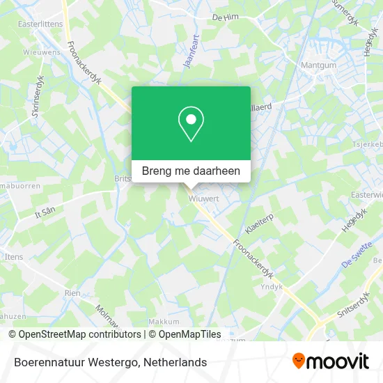 Boerennatuur Westergo kaart