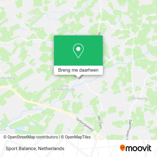 Sport Balance kaart