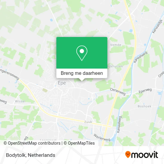 Bodytolk kaart