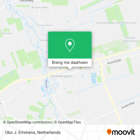 Obs J. Emmens kaart