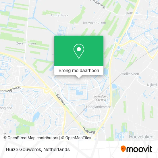 Huize Gouwerok kaart