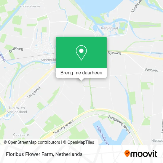 Floribus Flower Farm kaart