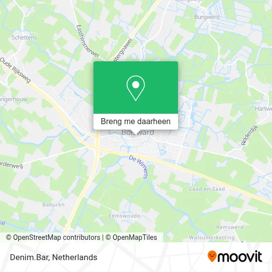 Denim.Bar kaart