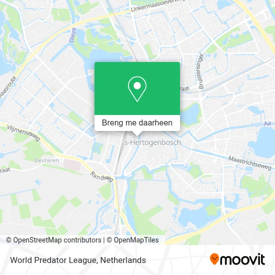World Predator League kaart