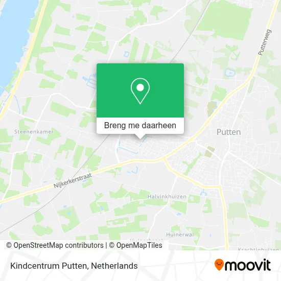 Kindcentrum Putten kaart