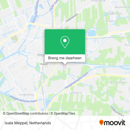 Isala Meppel kaart