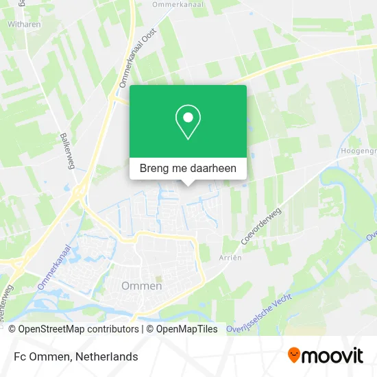Fc Ommen kaart