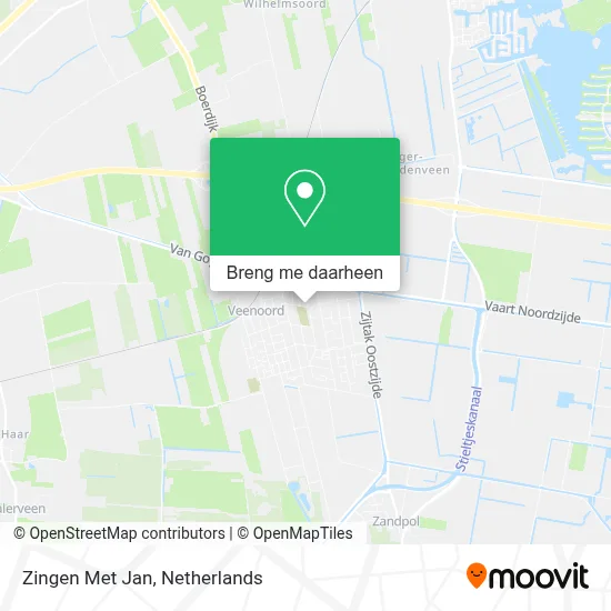 Zingen Met Jan kaart