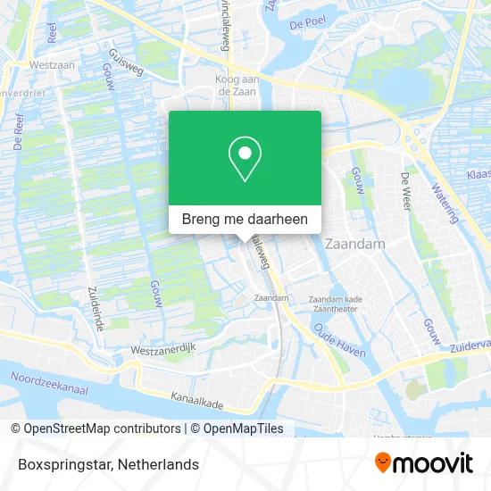 Boxspringstar kaart